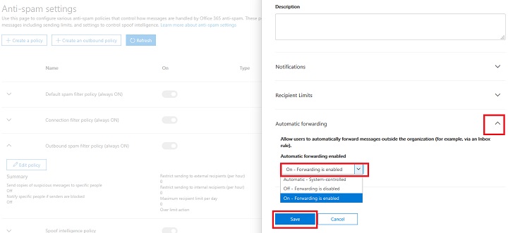 How to Enable External Forwarding in Microsoft 365 Exchange Online 7