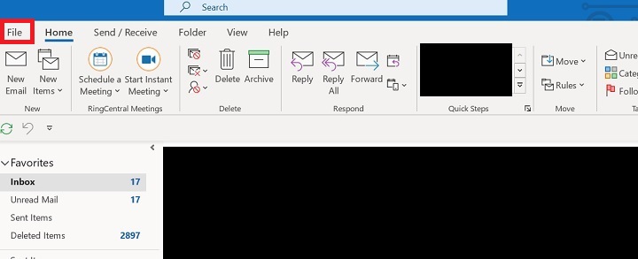 Outlookの特定送信者から届いたメールを転送する方法